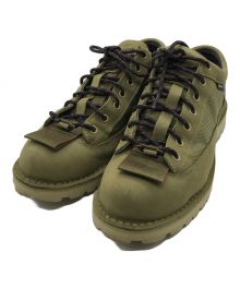 Danner×BRIEFING（ダナー×ブリーフィング）の古着「ローカットブーツ　DANNER FIELD LOW BR N.OLIVE　D121445」｜オリーブ