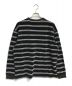 Lafayette (ラファイエット) MULTI STRIPED VELOUR L/S TEE　LA230105 ブラック サイズ:XL：5000円