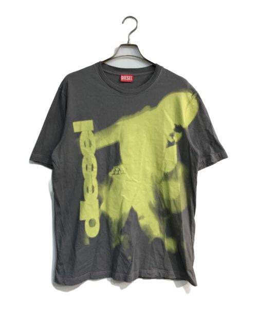 DIESEL（ディーゼル）DIESEL (ディーゼル) T-JUST-N13 Tシャツ　T-JUST-N13 グレー サイズ:XLの古着・服飾アイテム