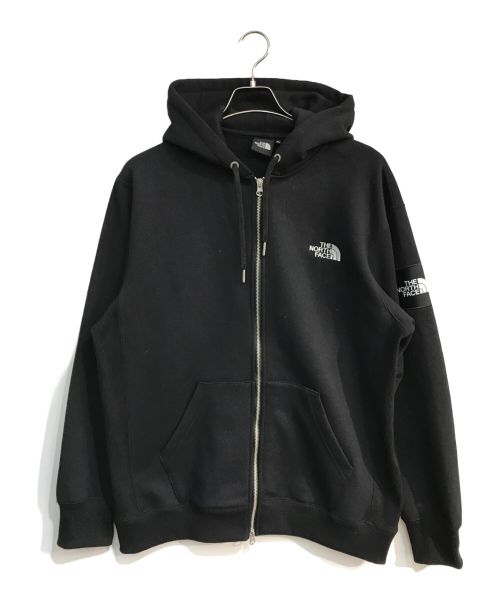 THE NORTH FACE（ザ ノース フェイス）THE NORTH FACE (ザ ノース フェイス) スクエアロゴフルジップ　NT62349 ブラック サイズ:XLの古着・服飾アイテム