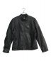 G-STAR RAW（ジースターロゥ）の古着「MOTAC-0 BIKER JKT PUレザーライダースジャケット　D12208-5335-6484」｜ブラック