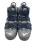 中古・古着 NIKE (ナイキ) ハイカットスニーカー　MORE UPTEMPO 96　921948-003 グレー×ネイビー サイズ:27.5cm：7000円