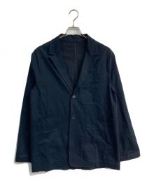 STUDIO NICHOLSON（スタジオニコルソン）の古着「2Bジャケット　TSUBO SOFT PEACHED TWILL BLUFF POCKET TWILL JACKET」｜ネイビー