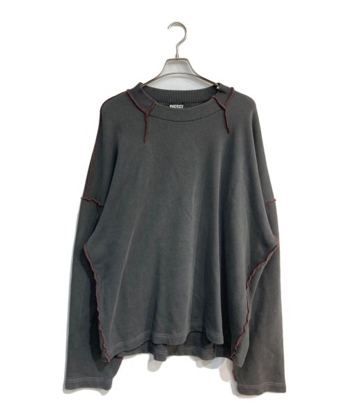 DIESEL（ディーゼル）DIESEL (ディーゼル) S-MOLOCK SWEATSHIRT　A06171 グレー サイズ:XLの古着・服飾アイテム