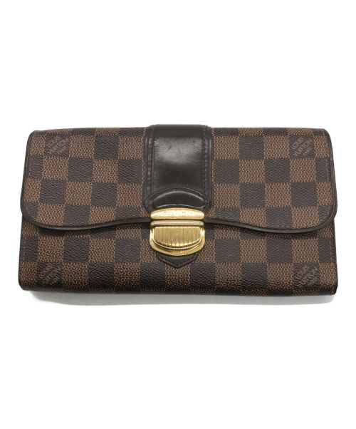 LOUIS VUITTON（ルイ ヴィトン）LOUIS VUITTON (ルイ ヴィトン) 長財布　ポルトフォイユ・システィナ　ダミエ　N61747 サイズ:-の古着・服飾アイテム