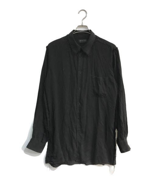 s'yte（サイト）s'yte (サイト) Loan Cut off Regular Collar Shirt　US-B09-200 ブラック サイズ:4の古着・服飾アイテム