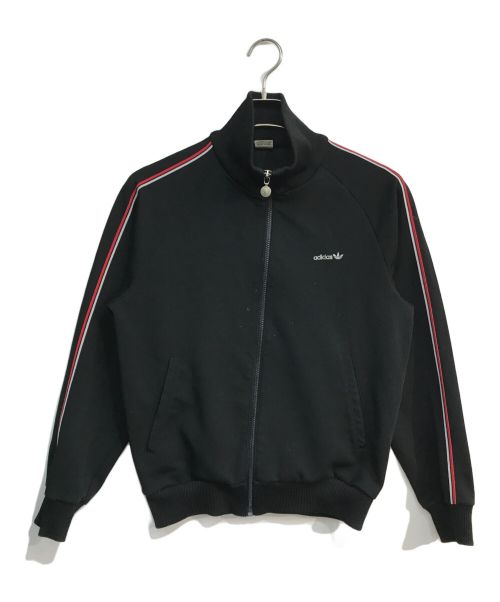 adidas（アディダス）adidas (アディダス) トラックジャケット 80‘s  デサント製　ATS-191 ブラック サイズ:Mの古着・服飾アイテム