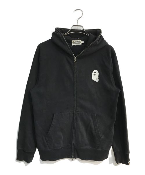 A BATHING APE（アベイシングエイプ）A BATHING APE (アベイシングエイプ) ONLINE ABC FULL ZIP HOODIE ブラック サイズ:XLの古着・服飾アイテム