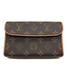 LOUIS VUITTON（ルイ ヴィトン）の古着「ウエストポーチ　ポシェットフロランティーヌ　モノグラム　M51855」｜ブラウン