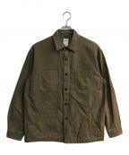 RHC Ron Hermanアールエイチシー ロンハーマン）の古着「ORGANIC COTTON DUCK SHIRT　3420700144」｜ブラウン