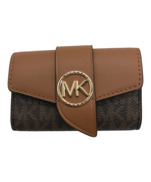 MICHAEL KORS（マイケルコース）MICHAEL KORS (マイケルコース) シグネチャーキーケース　DTMQHV2K ブラウン サイズ:-の古着・服飾アイテム