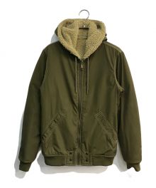 DIESEL（ディーゼル）の古着「リバーシブルジャケット」｜カーキ×ベージュ