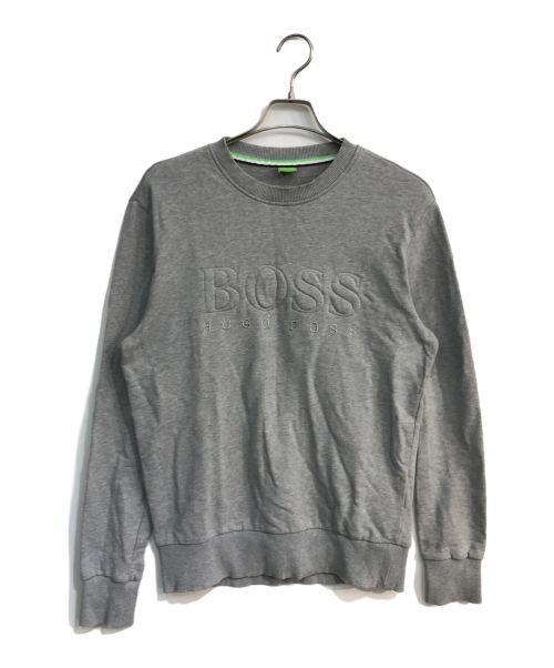 BOSS HUGO BOSS（ボス ヒューゴボス）BOSS HUGO BOSS (ボス ヒューゴボス) ロゴスウェット　10156273 グレー サイズ:Mの古着・服飾アイテム