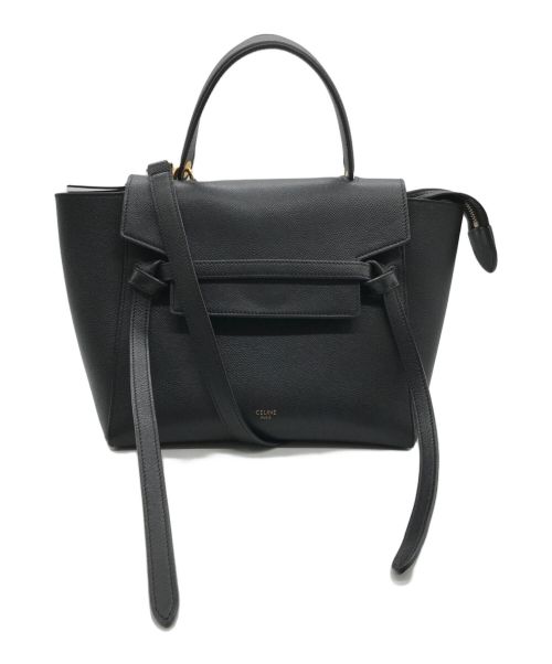 CELINE（セリーヌ）CELINE (セリーヌ) 2WAYバッグ ベルトバッグ マイクロ ブラック サイズ:-の古着・服飾アイテム