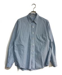 AURALEE（オーラリー）の古着「WASHED FINX TWILL BIG SHIRT　A24SS02TN」｜ブルー２