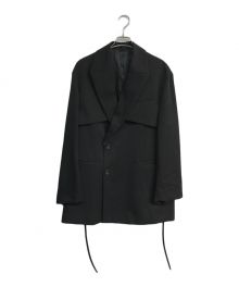 ssstein（シュタイン）の古着「OVERSIZED LAPELED COMBINATION JACKET　24AW 　st.941」｜ブラック