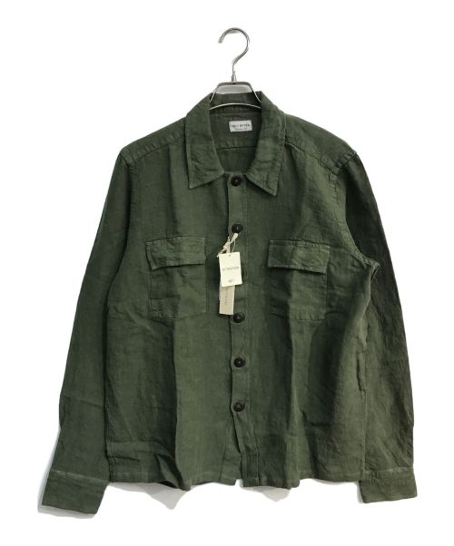 GUY ROVER（ギローバー）GUY ROVER (ギローバー) リネンオーバーシャツ　521608/03 グリーン サイズ:XL 未使用品の古着・服飾アイテム