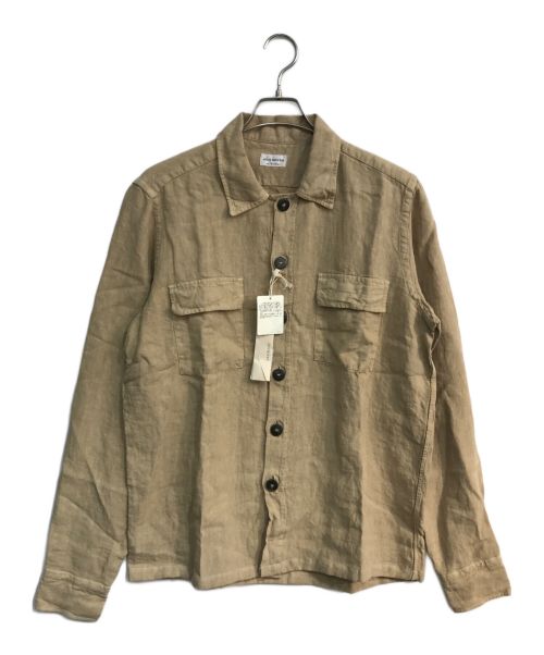 GUY ROVER（ギローバー）GUY ROVER (ギローバー) リネンオーバーシャツ 521608/12 ベージュ サイズ:L 未使用品の古着・服飾アイテム