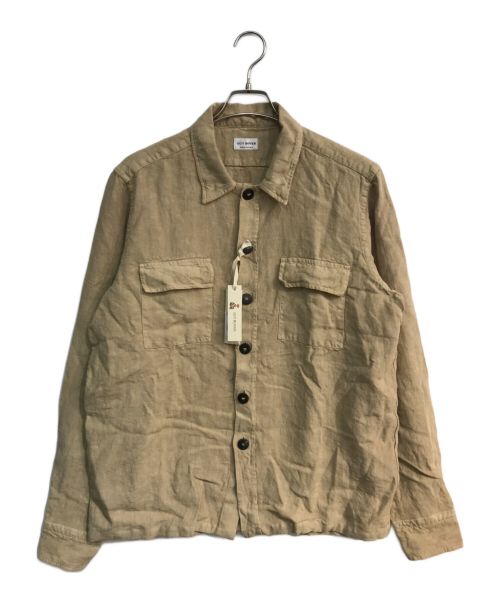 GUY ROVER（ギローバー）GUY ROVER (ギローバー) リネンオーバーシャツ　521608/12 ベージュ サイズ:XL 未使用品の古着・服飾アイテム