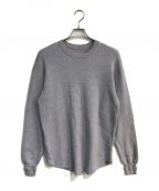 is-nessイズネス）の古着「EXTRA FINE MERINO WOOL THERMAL T-SHIRT　1003AWCS01」｜グレー