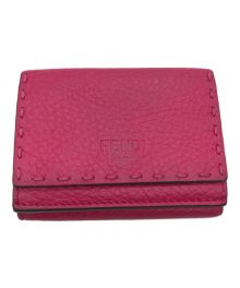 FENDI（フェンディ）の古着「コンパクトウォレット　8M0395」｜ピンク