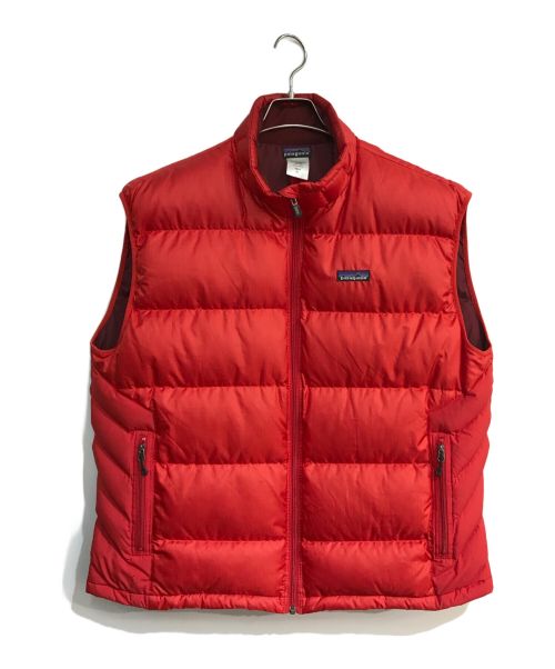 Patagonia（パタゴニア）Patagonia (パタゴニア) グースダウンベスト　05年製　84631F5 レッド サイズ:XLの古着・服飾アイテム