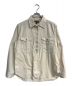 NIGEL CABOURN（ナイジェルケーボン）の古着「1920 ZIP SHIRT C/L DENIM ECRU 　80340010013」｜アイボリー