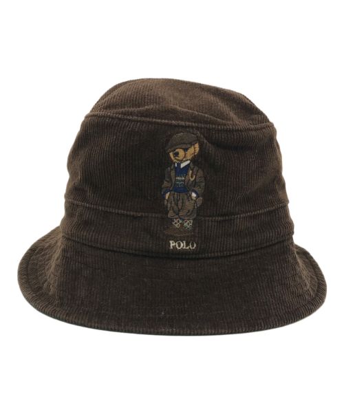 POLO RALPH LAUREN（ポロ・ラルフローレン）POLO RALPH LAUREN (ポロ・ラルフローレン) コーデュロイハット ブラウン サイズ:- 未使用品の古着・服飾アイテム