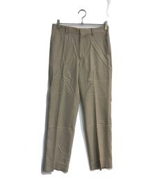 AURALEE（オーラリー）の古着「WOOL KID MOHAIR KERSEY SLACKS　A20SP03MK」｜ベージュ