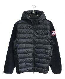 CANADA GOOSE（カナダグース）の古着「HYBRIDGE FLEECE HOODY 7015M」｜ネイビー