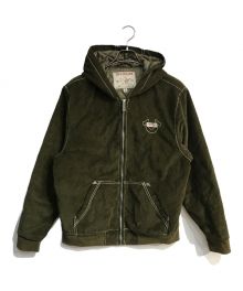 TRUE RELIGION（トゥルー レリジョン）の古着「CORDUROY BIG T HOODED JACKET　107550」｜カーキ