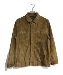 massimo Dutti（マッシモドゥッティ）の古着「スウェードジャケット　3320」｜ベージュ