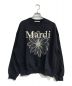 MARDI MERCREDI（マルディメクルディ）の古着「SWEATSHIRT FLOWERMARDI NEEDLEWORK MFK13SPO001」｜ネイビー