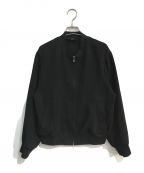 theoryセオリー）の古着「SYNTHTIC CREP/OS ZIP BOMBER J　012204110」｜ブラック