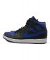 NIKE (ナイキ) AIR JORDAN 1 MID BLACK/BLUE　554724-068 ブラック サイズ:28.5cm：8000円