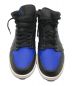 中古・古着 NIKE (ナイキ) AIR JORDAN 1 MID BLACK/BLUE　554724-068 ブラック サイズ:28.5cm：8000円