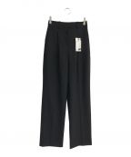 theoryセオリー）の古着「Perfected Wool Pleat Trouser B　014306422」｜ブラック