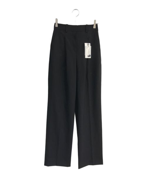 theory（セオリー）theory (セオリー) Perfected Wool Pleat Trouser B　014306422 ブラック サイズ:XXO 未使用品の古着・服飾アイテム