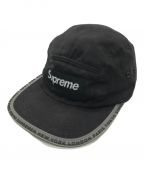 SUPREMEシュプリーム）の古着「Worldwide Visor Tape Camp Cap　19SS」｜ブラック