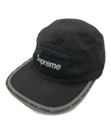 SUPREME（シュプリーム）の古着「Worldwide Visor Tape Camp Cap　	19SS」｜ブラック