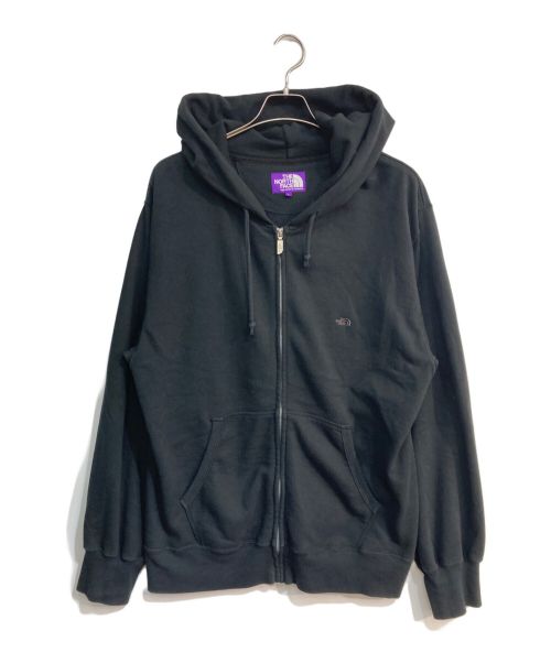 THE NORTHFACE PURPLELABEL（ザ・ノースフェイス パープルレーベル）THE NORTHFACE PURPLELABEL (ザ・ノースフェイス パープルレーベル) Front Zip Hoodie　NT6305N ブラック サイズ:Lの古着・服飾アイテム