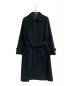 AURALEE（オーラリー）の古着「CASHMERE WOOL MOSSER SOUTIEN COLLAR COAT　A23AC01MC」｜ブラック