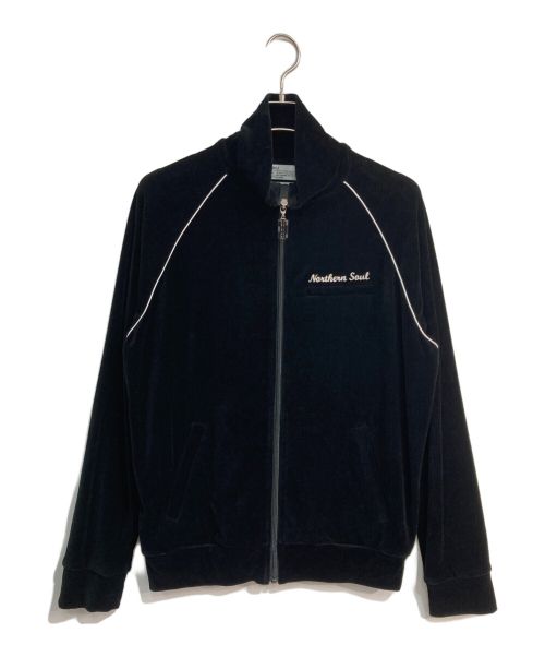 DAIRIKU（ダイリク）DAIRIKU (ダイリク) VELOUR TRACK JACKET　23AW J-11 ブラック サイズ:Mの古着・服飾アイテム