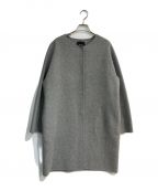 theoryセオリー）の古着「NEW DIVIDE LUXE ROUNDED COAT　01-8309608-035」｜グレー