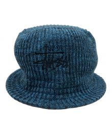 stussy（ステューシー）の古着「BUCKET MULTI KNIT　24F1321218」｜ブルー