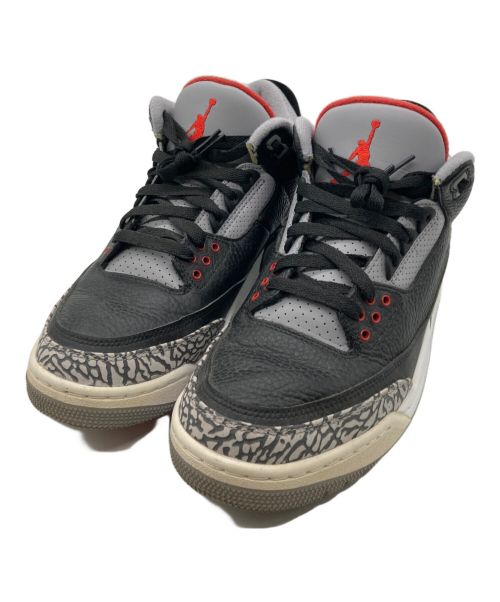 NIKE（ナイキ）NIKE (ナイキ) AIR JORDAN 3 RETRO OG 854262-001 ブラック×グレー サイズ:27cmの古着・服飾アイテム