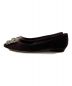 Manolo Blahnik (マノロブラニク) HANGISIFLAT-CLCフラットパンプス　319-1172-0016 ブラウン サイズ:36 1/2：50000円