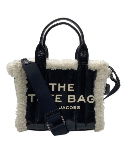 MARC JACOBS（マークジェイコブス）MARC JACOBS (マークジェイコブス) クリンクルレザー 2WAYバッグ　H071L01RE21 005 ブラック×ホワイト サイズ:-の古着・服飾アイテム