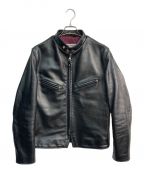 Schottショット）の古着「ホースハイドレザージャケット　HORSE LEATHER 641XX　7824150002」｜ブラック