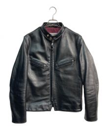 Schott（ショット）の古着「ホースハイドレザージャケット　HORSE LEATHER 641XX　7824150002」｜ブラック